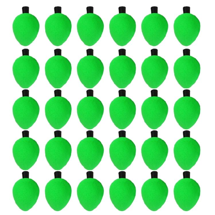 30pcs Fishing Floating Bobber Indicators Foam Strikes Indicators Float Fishing Tackle Accessories Fly Fishing Float