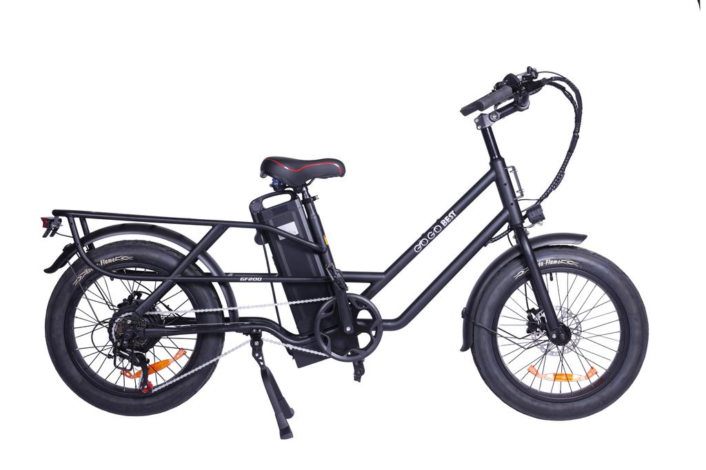 Gogobest GF200 Elektrické kolo pro dospělé 500W bezkartáčový motor 48V15,6Ah lithiová baterie 20palcová kola pro městské dojíždění