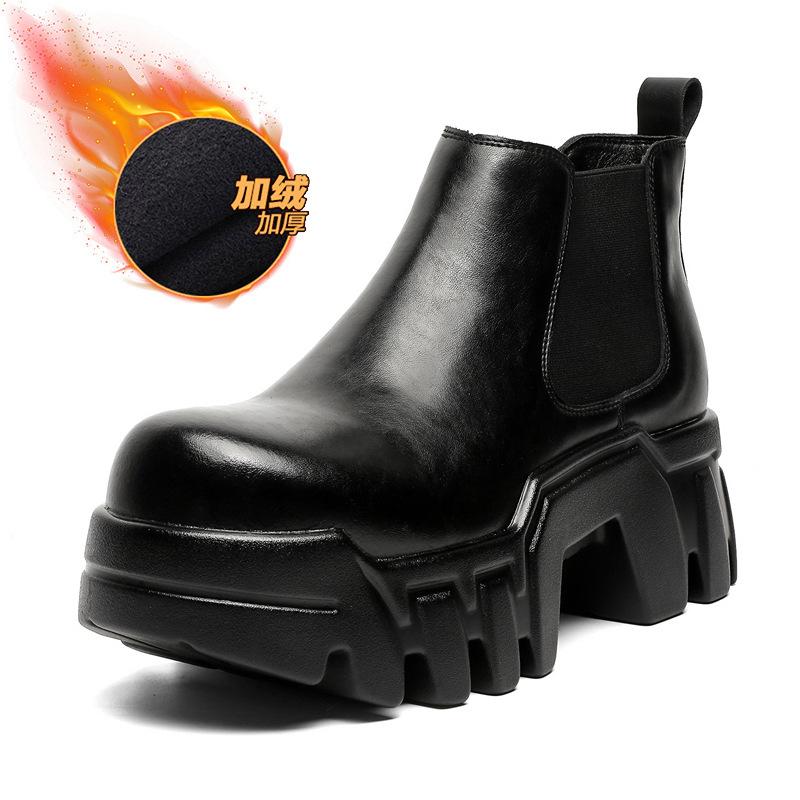 

Martin boots men s foot boots heightened platform high-top shoes youth autumn new Chelsea boots 16898-J 44