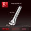 Thickened Food Tongs German-Style 304 Stainless Steel Tongs Bbq Tongs for Home Kitchen Steak Bread Grilling Tongs