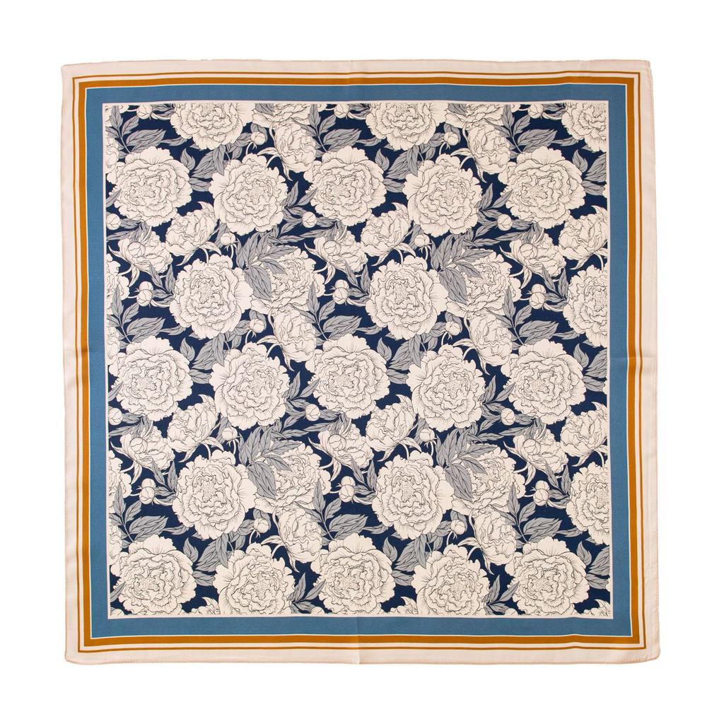 Premium Silk Scarf 70 Spring and Autumn Women's Square Scarf Sunscreen New Plain Crepe Satin Mulberry Silk High-end Souvenir