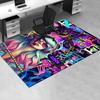 "Neon Retro Music Festival Headphones Women's Fashionable Sunglasses"Office Mat Home Decor Office Desk Chair Carpet for office ph144