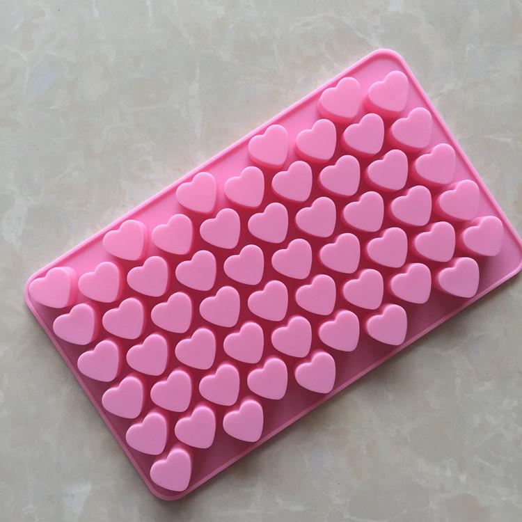 Mini 55 with Heart-shaped Silicone Cake Mold DIY Love Chocolate Baking Tool
