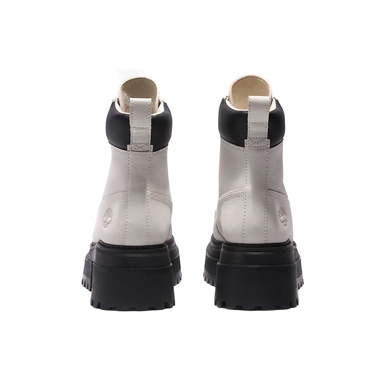 Timberland Sky 6 Inch Lace-Up Waterproof Short Outdoor Boots Women Boots White Black A5RSV143