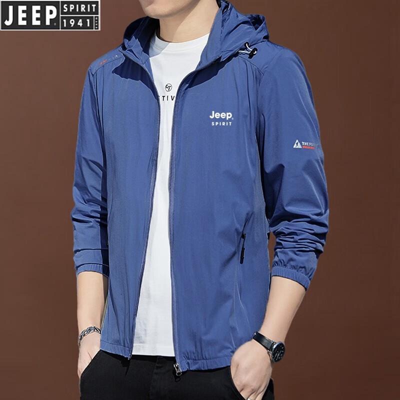 JEEP SPIRIT Men s Lightweight Sun Protection Jacket 2XL