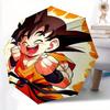 Dragon Ball Goku Power Automatisches Auf-/Zuklapp-Regenschirm   Kompakter Reise-Regenschirm, 8 Rippen Stabile Konstruktion, Ideales Geschenk, 170