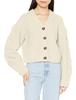 FRAY I.D. Women's Cable Sleeve Cardigan FWNT225076 IVR F