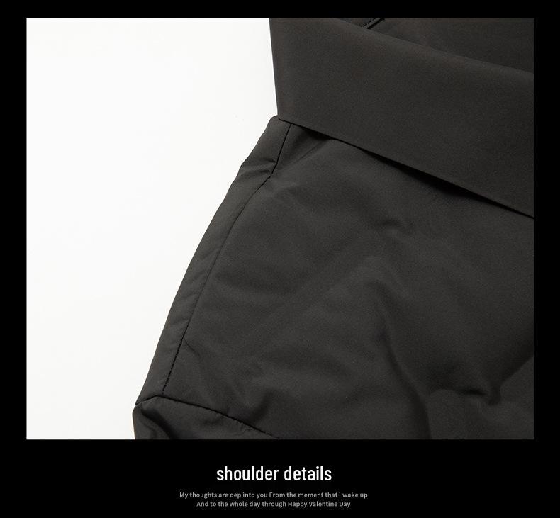 Leichte Herren-Daunenjacke mit Revers - Herbst/Winter Mode 2025, Warm, Große Größen, Business Casual, Lockere Passform Oberbekleidung