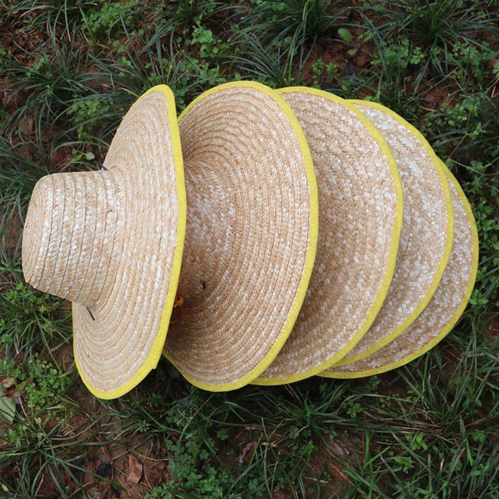UV Protection Straw Hat Men Women Sun Protection Hat New Foldable Beach Hat  Summer Fashion Wear