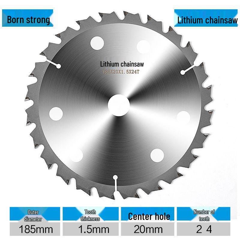 Lithium Electric Woodworking Saw Blades - 4", 5", 5.5", 6.5" Alloy Blades for Wood Cutting.