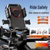 Shockproof Phone Holder for Electric Vehicles, Bicycles, and Motorcycles: Ideal for Food Delivery and Outdoor Navigation.