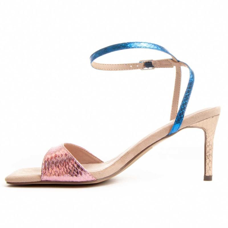 Sandalia Con Tacón Para Mujer.  Montevita  Sanndal10  88471