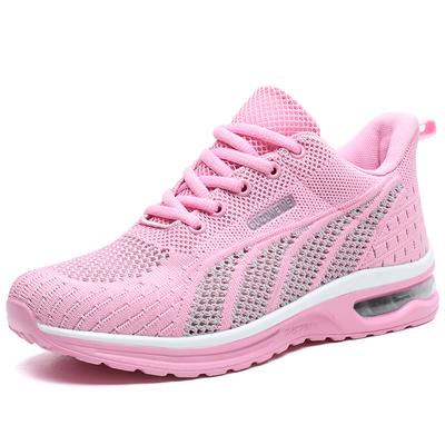 Damen Laufschuhe Atmungsaktive Schnürschuhe Freizeitschuhe Damen Sneaker Luftpolster Sportschuhe Zapatillas Mujer Damen Sneaker
