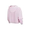 Nike Women's Casual Short Hoodie Sweatshirt in Pink
