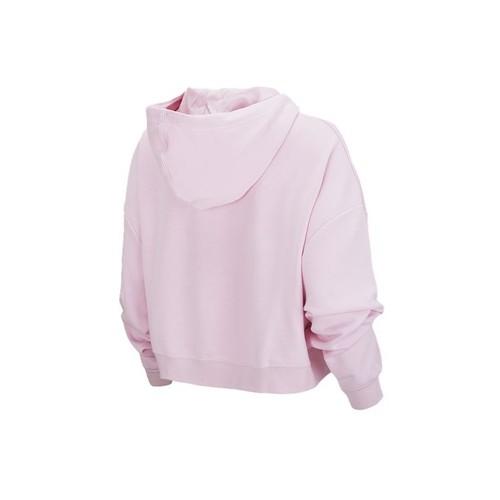 Nike Women's Casual Short Hoodie Sweatshirt in Pink