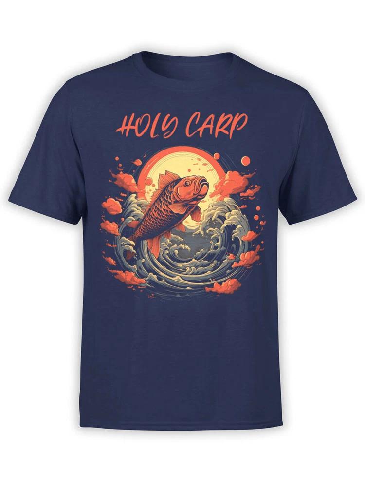Unisex Funny Tshirts Holy Carp Tshirt 100 Cotton S