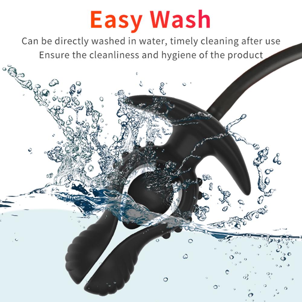 Inflatable Anal Plug Flower Shape Butt Anus Dilator Expander Dildo for Unisex Gay Sex Prostate Massager