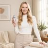Portable Rechargeable Fabric Lint Remover with Six-Blade Design Handheld Clothes Fuzz Shaver for Home Use and Travel
