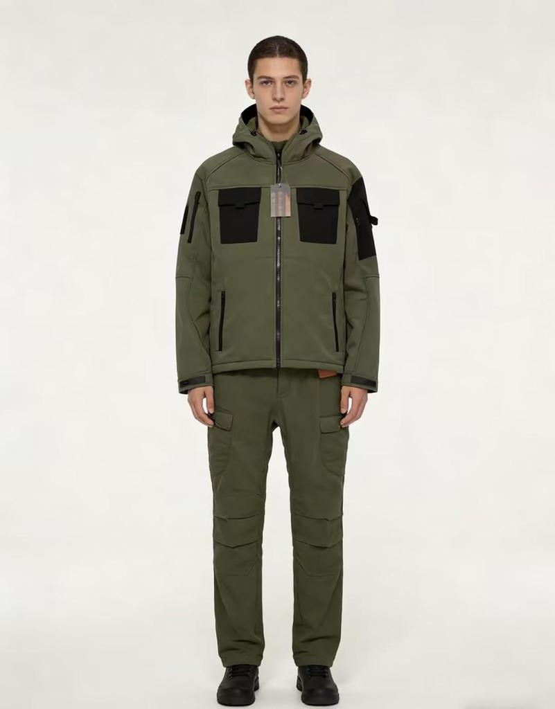 Beetle Invader Tactical Softshell Windbreaker: Waterproof Outdoor Autumn/Winter Jacket