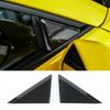 Side Window Front Triangle Cover Trim Bezels For Chevy Camaro 10-15 Carbon Fiber