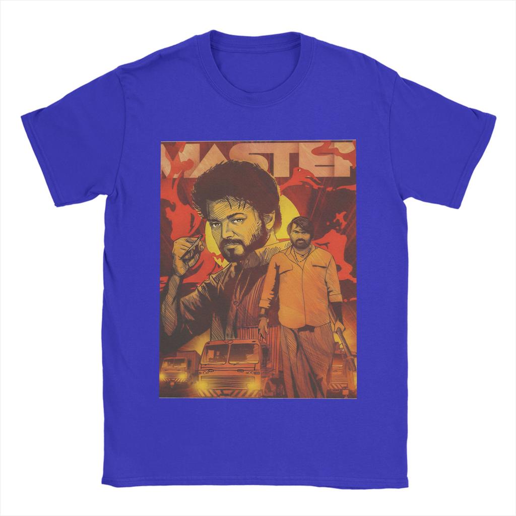 Unisexs Tshirt Thalapathy Vijay Fashion 100 Cotton Tee Shirt Short Sleeve T Shirts Crewneck Clothing Gift Idea