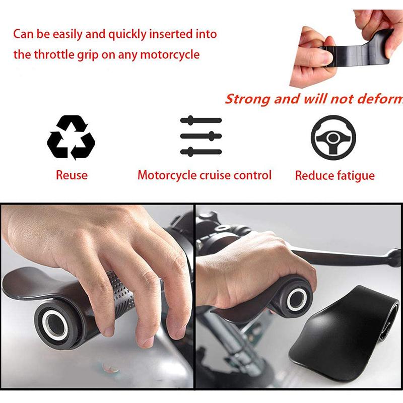 Hot Throttle Grips Motorcycle Cruise Control Throttle Assist Wrist Rest Clip Universal Handle Bar E-Bike Moto 10 Colors