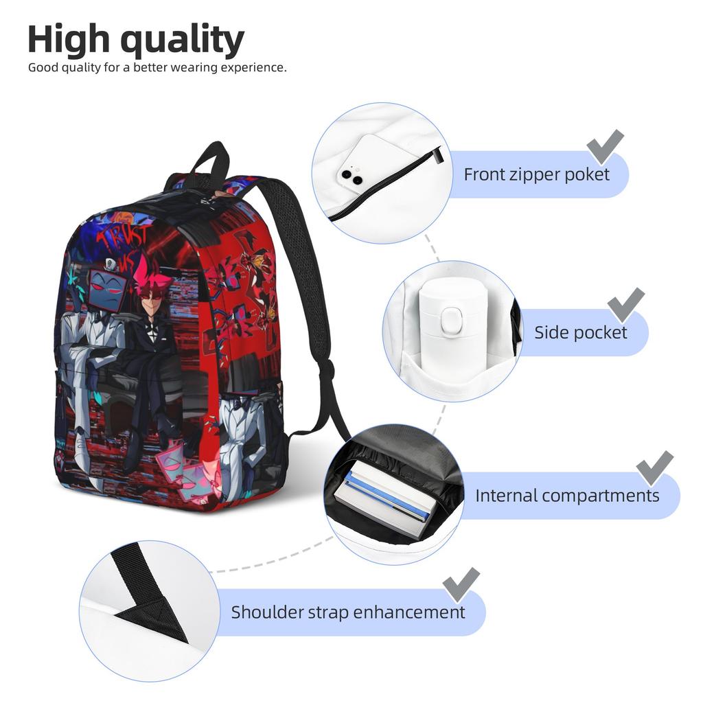 Drake Iceman Album  Knapsack for Men Women Trend Learner Professional Everyday Backpack  Laptop Cloth Bags with Pocket