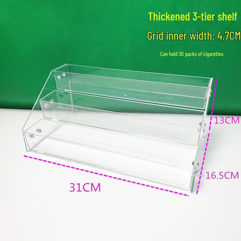 Acrylic Nail Polish & Cosmetics Display Stand with Dustproof Cover