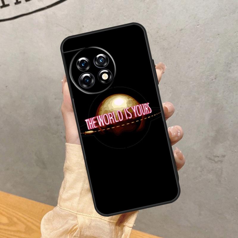 Scarfaces The World Is Yours Case For OnePlus 15 15R 13R 13 13T 12 12R 11 10 9 Pro 10T Nord 5 CE 4 2 3 Lite N20 N30 Cover