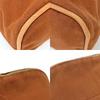 Used HERMES Pouch Bored Pouch TGM Cotton Brown Brown Accessory Case