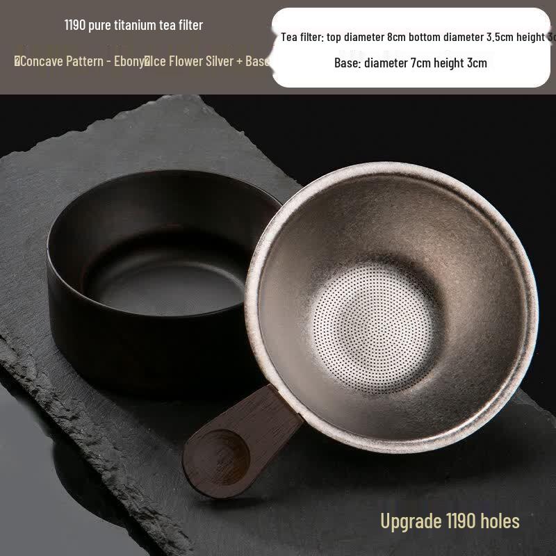 Qiwei Pure Titanium Ultra-Fine Tea Strainer