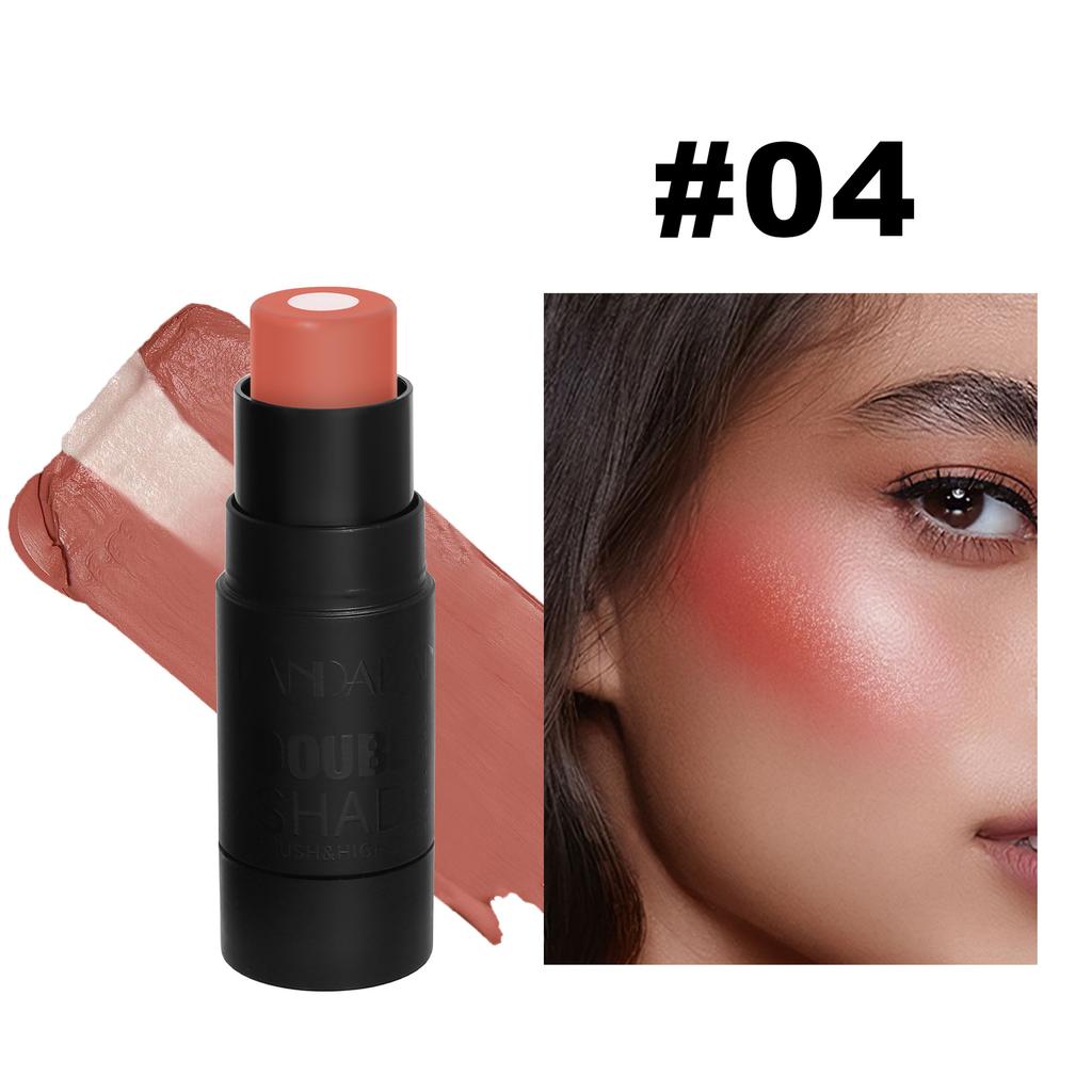 Makeup To Brighten and Enhance Complexion Solid Center Blush Cream Contour Stick Rouge