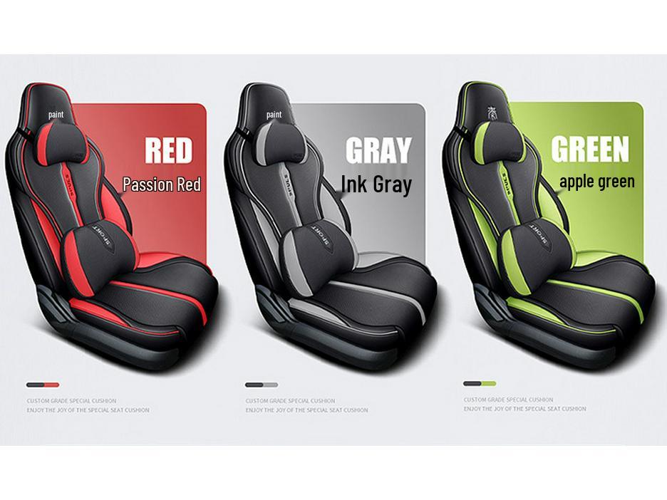 CKX Sports Leather Seat Cushion for BYD Qin PLUS - All-Season Cover