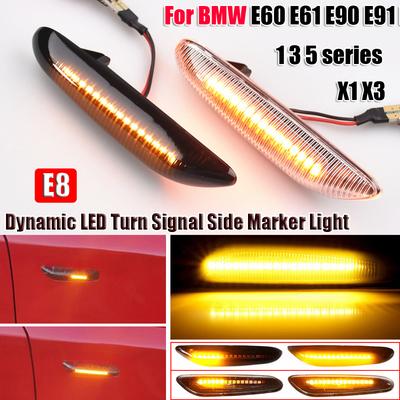 1 Pair Signal LED Fender Light Side Marker For BMW 1 3 5 Serie E46 E60 E61 E81 E82 E87 E88 E90 E91 E92 E93 X1 E84 X3 E83 X5 E53