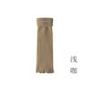 Metal Label Flanged Stockings Set Ins Wind Long Stacking Socks Children'S Autumn And Winter Solid Color Pit Strip Thin Calf Socks