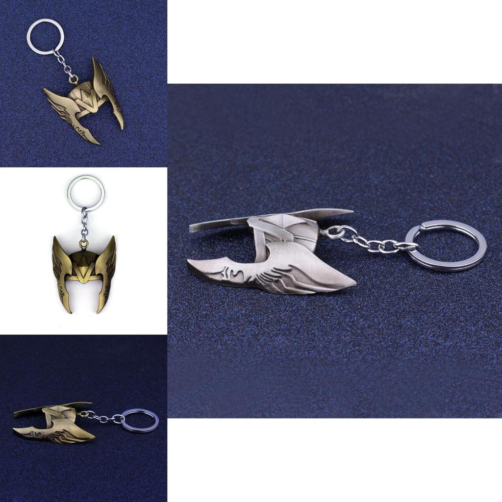 Premium Avengers Thor Mask Alloy Key Chains Keyfob Keyring Gifts Collectible For Fans