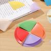 6pcs Fan-Shaped Page Corner Protector Anti-Curl Book Page Clips Simple Book Page Protector  Students