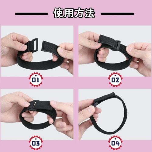 Aquafix Cargo Tie Straps, Set of 6, Velcro Straps, Adjustable Elastic Straps, Strong and Reusable for Suitcases, Prevents Cargo from Sagging, DIY, Sto