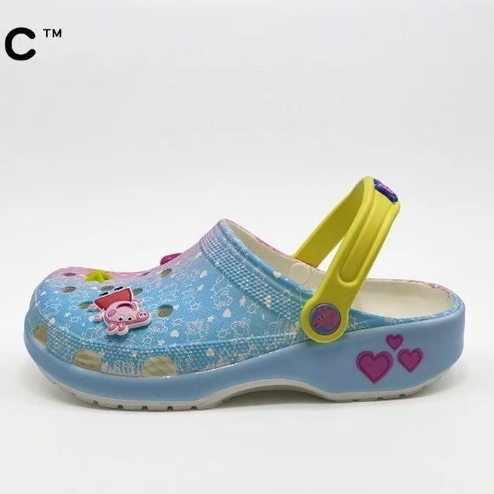 Crocs Classic Peppa Pig Kids Shoes Unisex Sandals & Flip-Flops 24-25(C8)