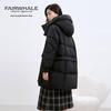 Mark Fairwhale Women's 2025 Hooded Mid-Length Winter Down Jacket