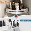 Xiaomi Bathroom Corner Storage Shelve Space Aluminum Toilet Bath Corner Rack Wall Mounted Shower Shelf for Bathroom Accessories450000