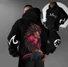 Herren Trendy Anime 3D-Druck Warmer Hoodie für Herbst & Winter