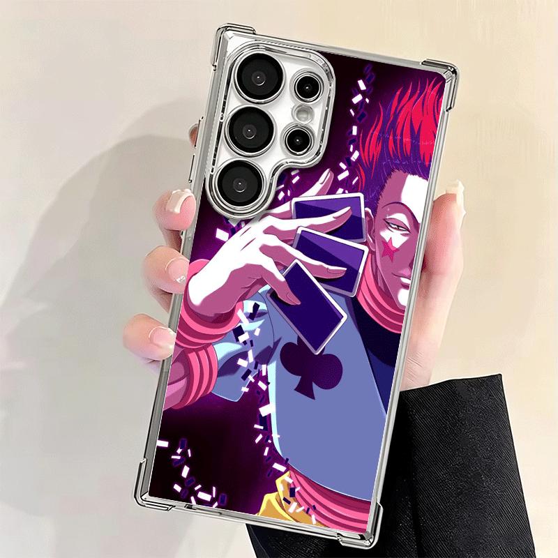 Hunter X-Hunters Hisoka Soft Phone Case For Samsung Galaxy S26 Ultra S25 Edge S24 FE S23 Plus S22 S21 + S20 Plating Anti-Fall Fu