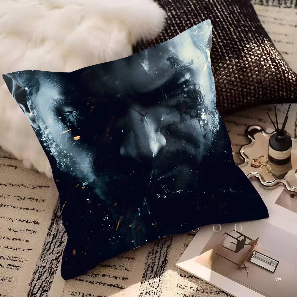 Resident-Evil 8 Village Game Pillow Case Square Pillow Bedroom Sofa Leisure Comfort Cushion Car Living Room Home Decoration
