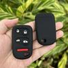 5 Button Silicone Car Key Cover Case Protect Skin Rubber Shell Holder for Honda Odyssey Mini Van 1999 2000 2001 2002 2003 2004