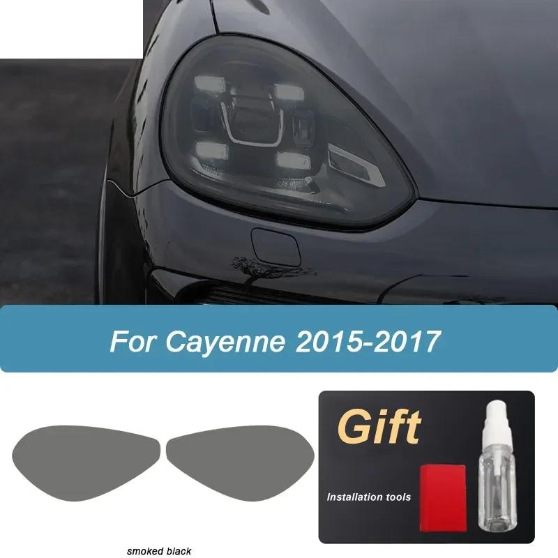 Per Porsche Cayenne 958 2011-Presente GTS Turbo Pellicola Protettiva Fari Auto Wrap Oscurante Fanali Posteriori Vinile Adesivo TPU Accessori