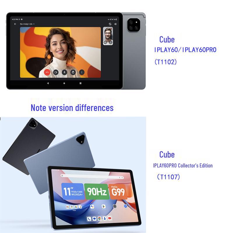 Cube iPlay 60 Pro Leather Case for T1107 Collector's Edition Little Cube Tablet 2 (70 Pro).