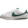 Chaussures Décontractées Basses en Cuir Synthétique Cortez Blanc/Vert Unisexe IH7653-103