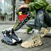 Anti-slip and Wear-resistant Sports Casual Shoes High-top Men's Shoes 2025 New Thick-soled Height-increasing Shoes