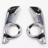 For Toyota Highlander 2017- Front Fog Light Lamp Chrome Cover Trim